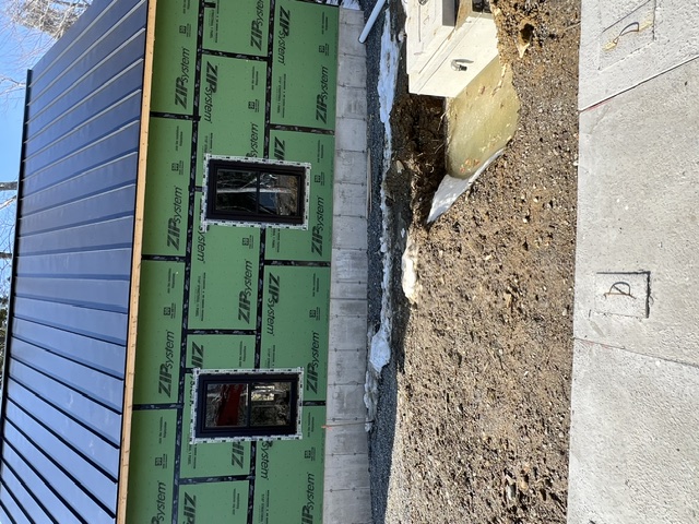 Garage build craftsmanship detail